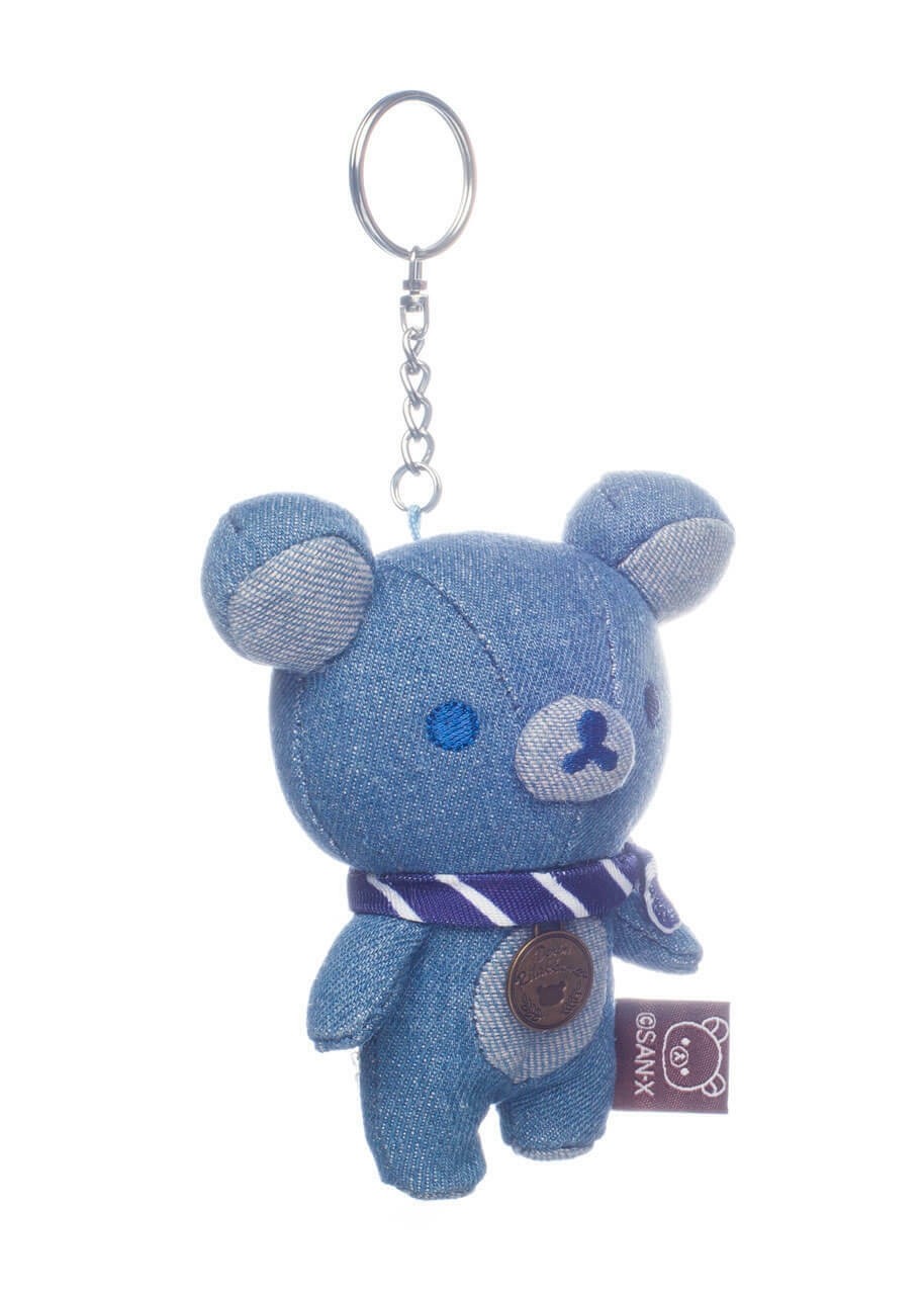 4974413755580 SanX Rilakkuma Keychain Rilakkuma Denim 4 Inches