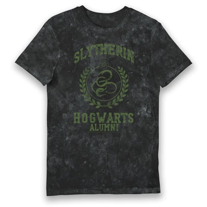 Harry Potter Slytherin Hogwarts Alumni Vintage Style Adults T-shirt Small
