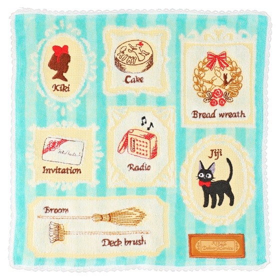 Studio Ghibli - Kiki's Delivery Service Mini Towel - Many Frame