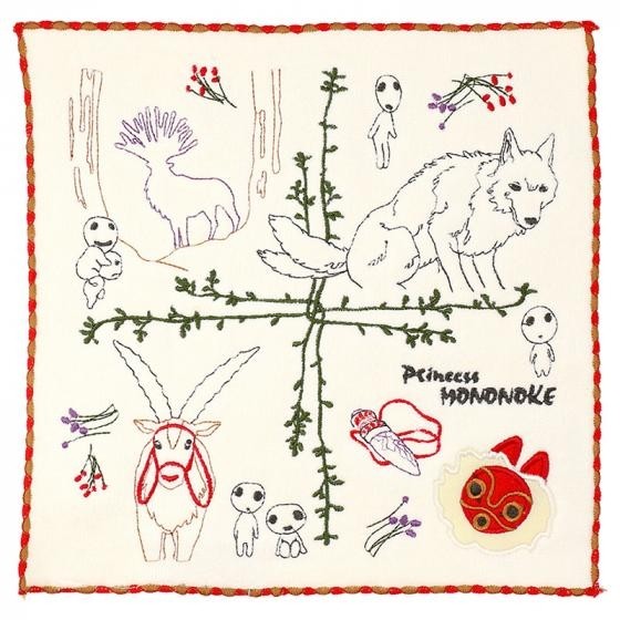 Studio Ghibli - Maison Ghibli Mini Towel - Princess Mononoke