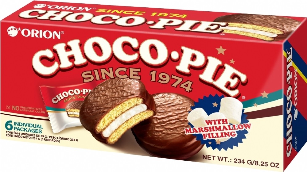 Orion Choco Pie with Marshmallow Filling 6 Pieces (39g) 234g