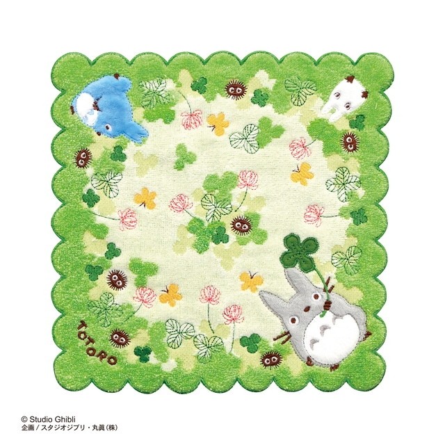 Studio Ghibli - My Neighor Totoro Mini Towel - Yotsuba Found (4 Leaf Clover)