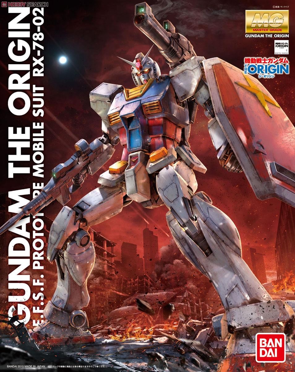 MG GUNDAM THE ORIGIN RX-78-02 1/100 - GUNPLA