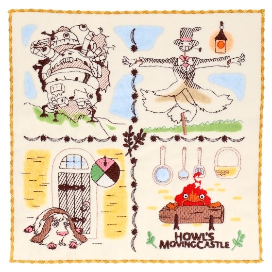 Studio Ghibli - Maison Ghibli Mini Towel  - Howl's Moving Castle