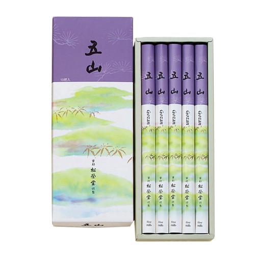 Shoyeido - Go-zan / Five Hills - 300 Incense Sticks pack
