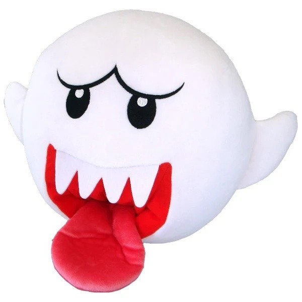 Super Mario - Ghost Boo (Large) Plush 10"