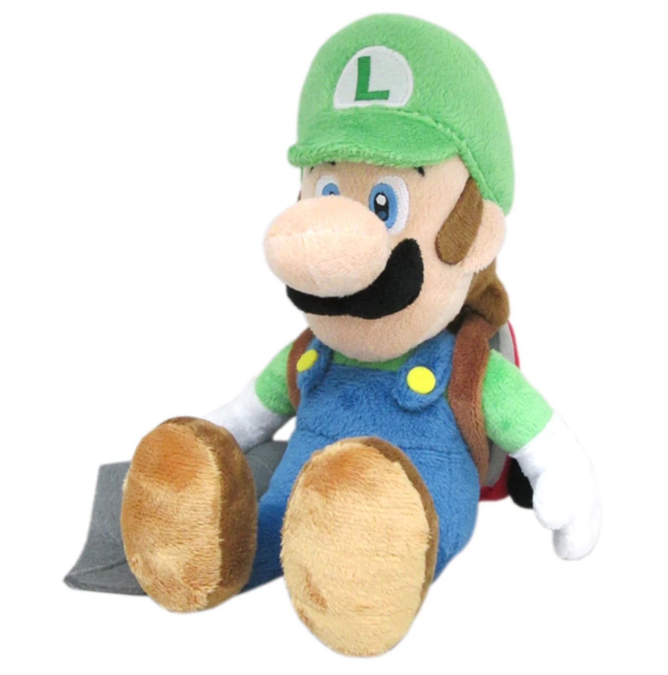 Super Mario Luigi's Mansion: Luigi with Ghost Vacuum Poltergust Plush 7"