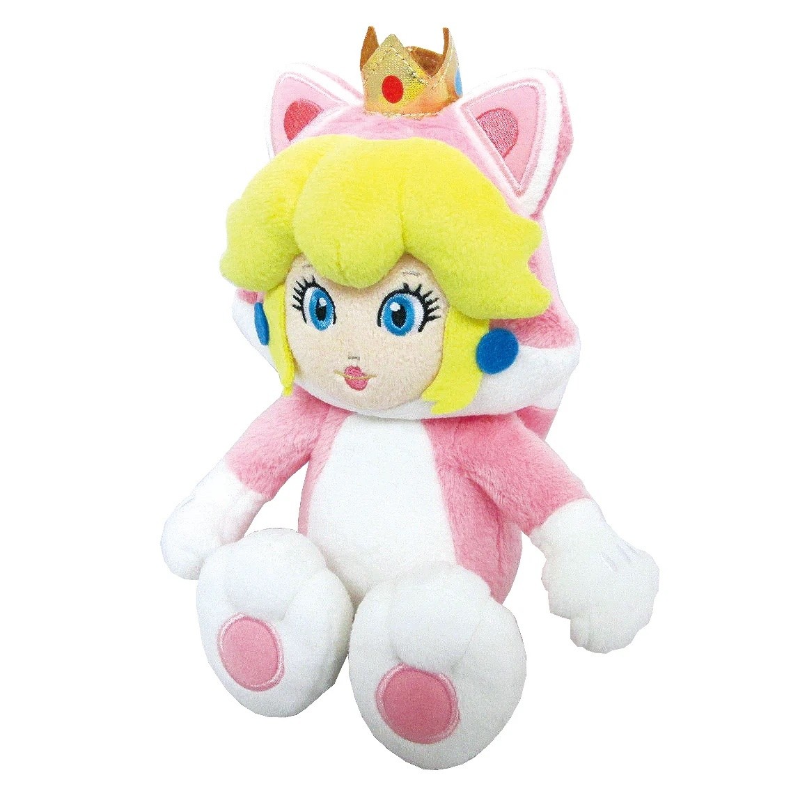 Super Mario: 3D World Series - Neko Cat Peach Plush 10"