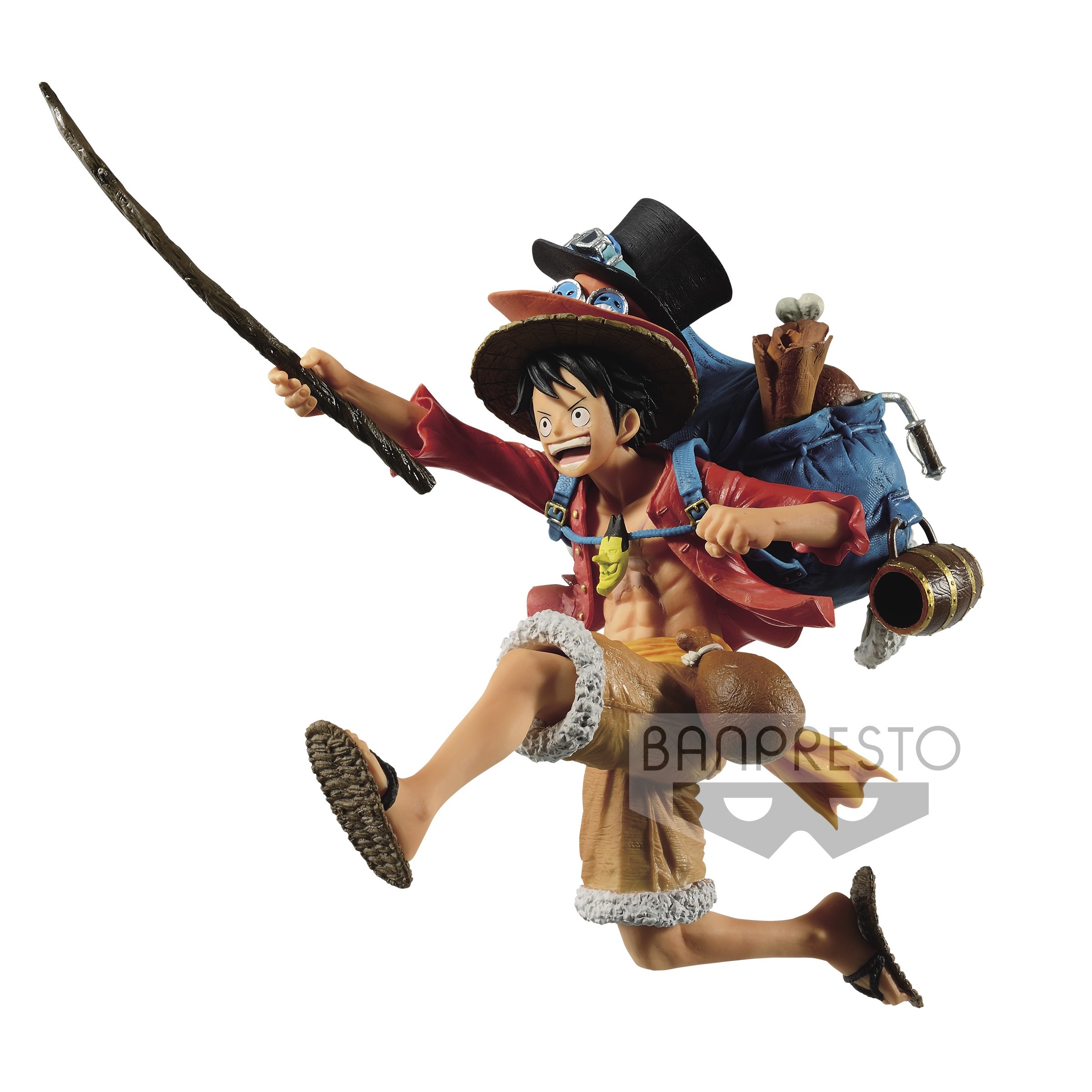 One Piece Figure Three Brothers Monkey D. Luffy