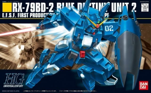 HGUC RX-79BD-2 BLUE DESTINY UNIT 2 1/144 - GUNPLA