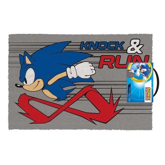 Sonic The Hedgehog Doormat - Knock And Run