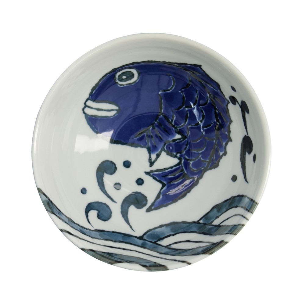 Seafood Noodle Bowl 18.5x8.2cm 1200ml Snapper Blue