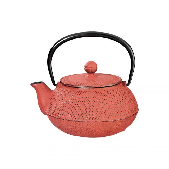 Arare Red Cast Iron Teapot 0.3L