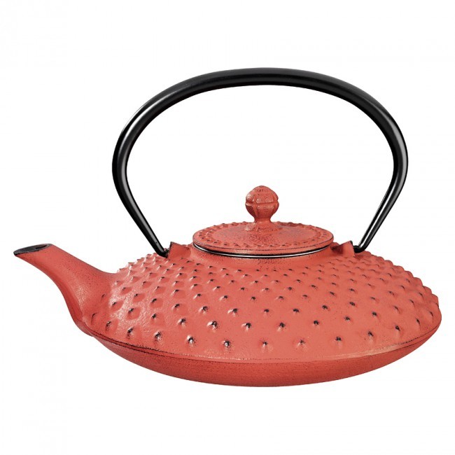 Kambin Red Cast Iron Teapot 0.75L