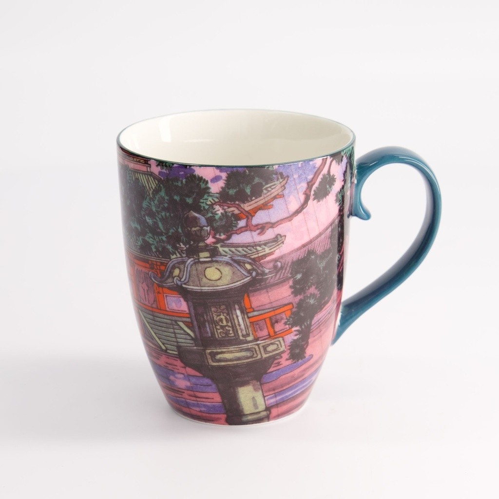 Kawaii Vintage Temple Mug W/Giftbox 8.5x10.2cm 340ml