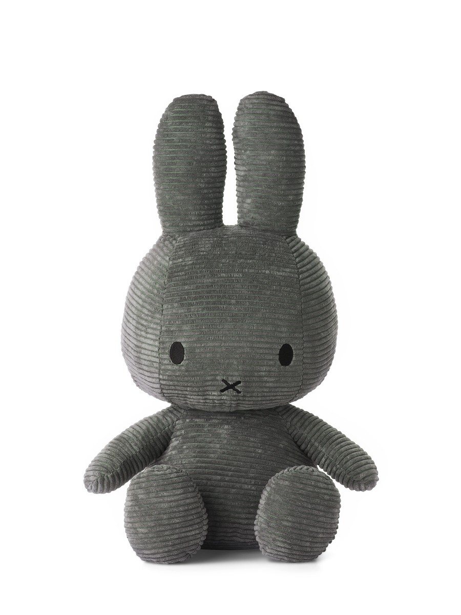 Miffy - Plush - Miffy Sitting Corduroy Grey 20 Inches