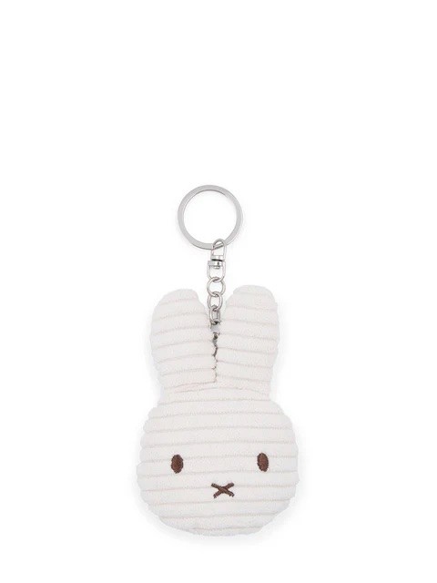 Miffy - Plush Keychain - Flat Corduroy White 4 Inches