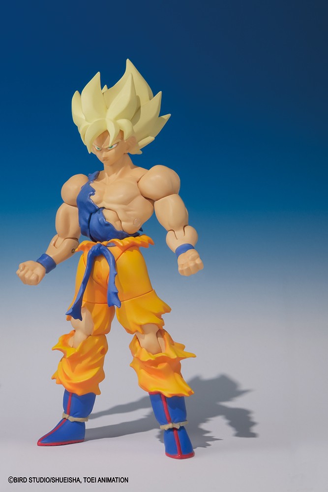 Dragon Ball Z - Bandai Shokugan Figure - Shodo Super Saiyan Son Goku - 8 cm