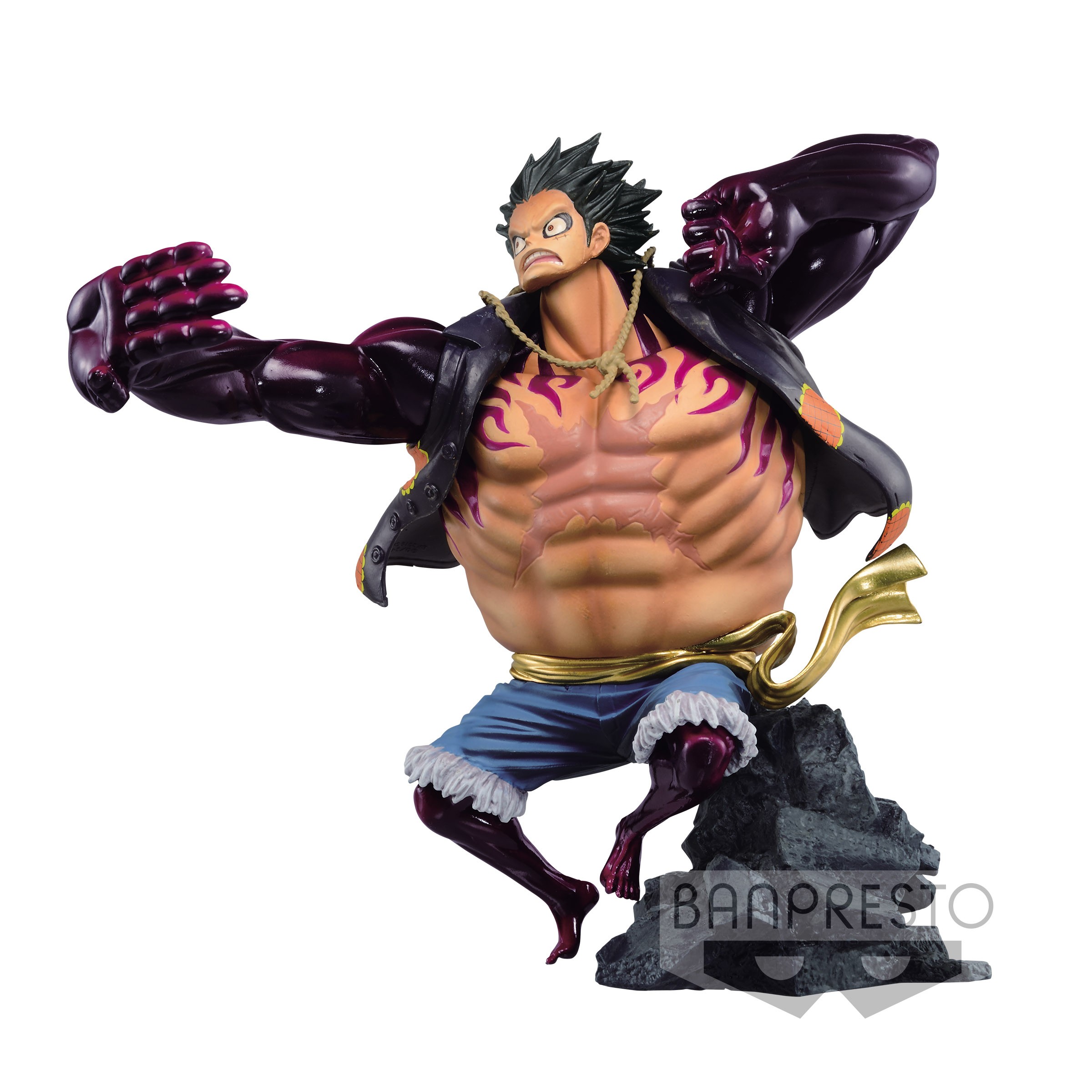 One Piece SCultures Figure Big Zoukeio Gear 4th Monkey D Luffy Special Color 16 cm