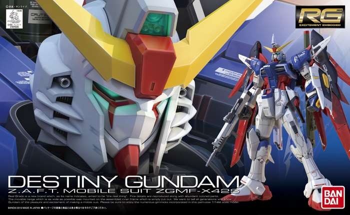RG DESTINY GUNDAM 1/144 - GUNPLA