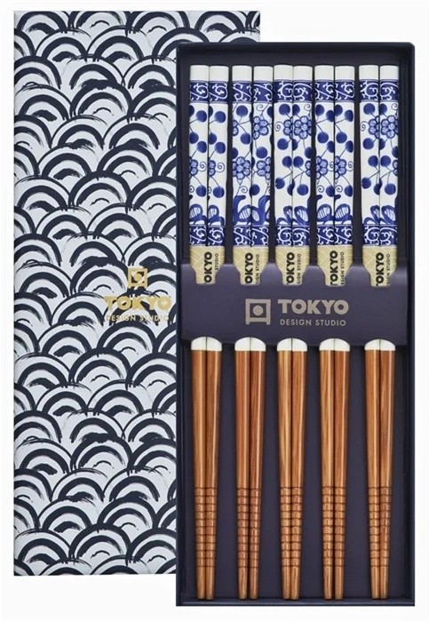 Chopstick Gift Set Wave Blue