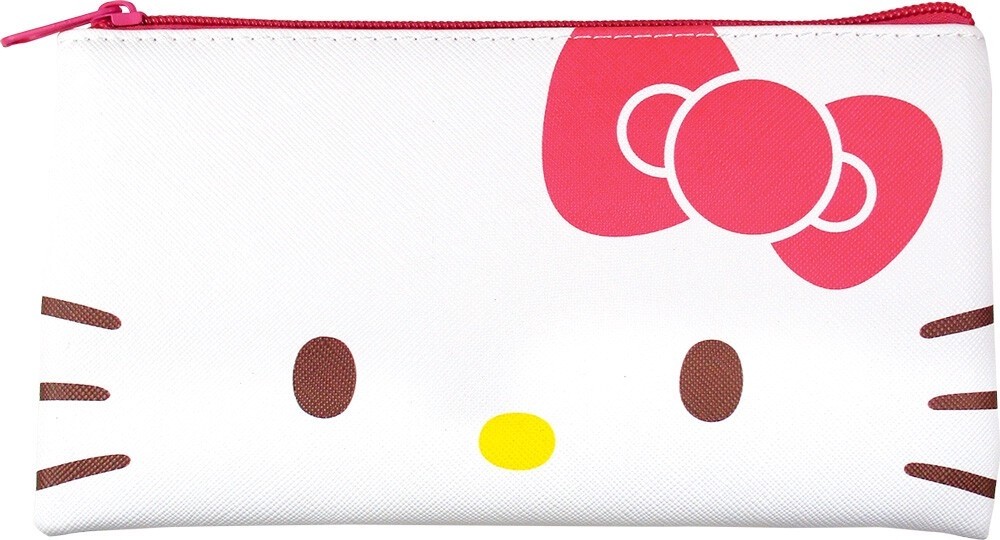 Sanrio Hello Kitty Face Flat Pen Pouch 