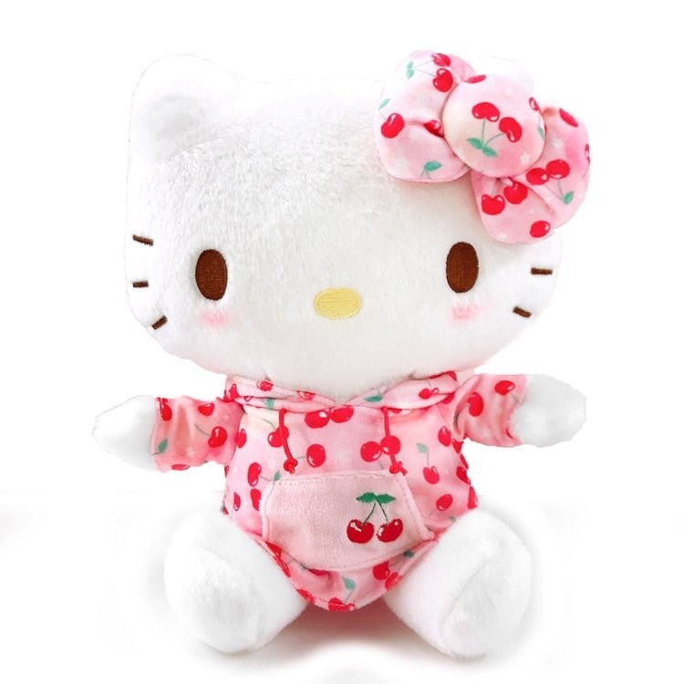 Sanrio Plush Doll Fruit Hoody Hello Kitty 31cm