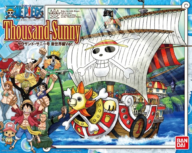HG ONE PIECE GRAND SHIP COLLECTION THOUSAND- SUNNY SHIP - PLASTIC MODEL KIT