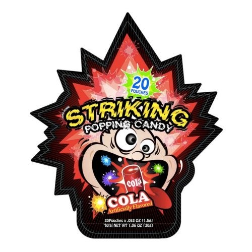 Striking Popping Candy Cola - 20 Poches 30g
