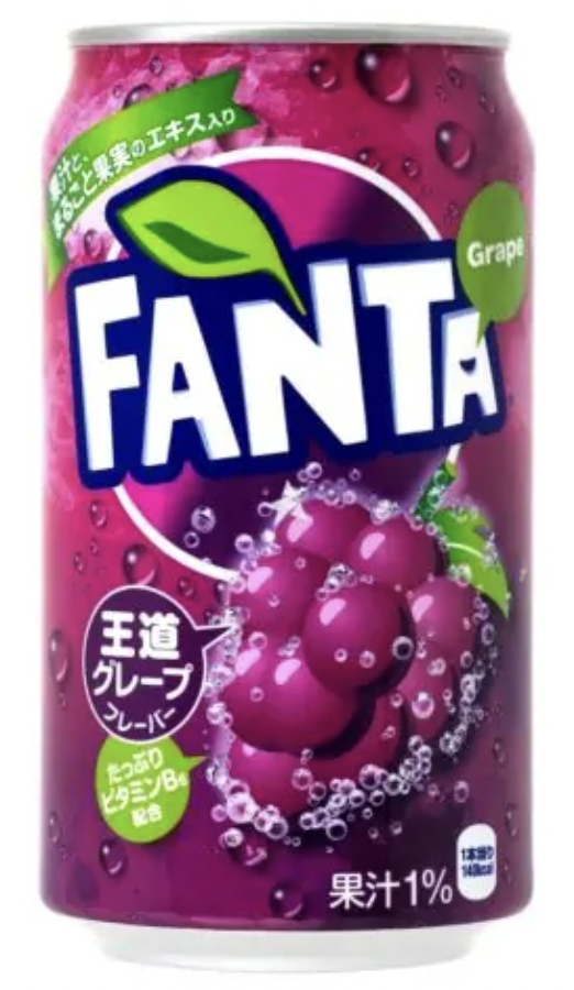 Japanese Fanta Grape Flavour 330ml
