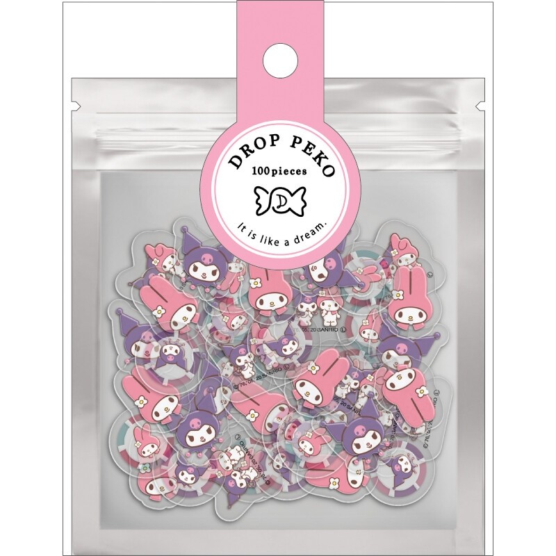 Sanrio My Melody Drop Peko Mini Stickers Pack