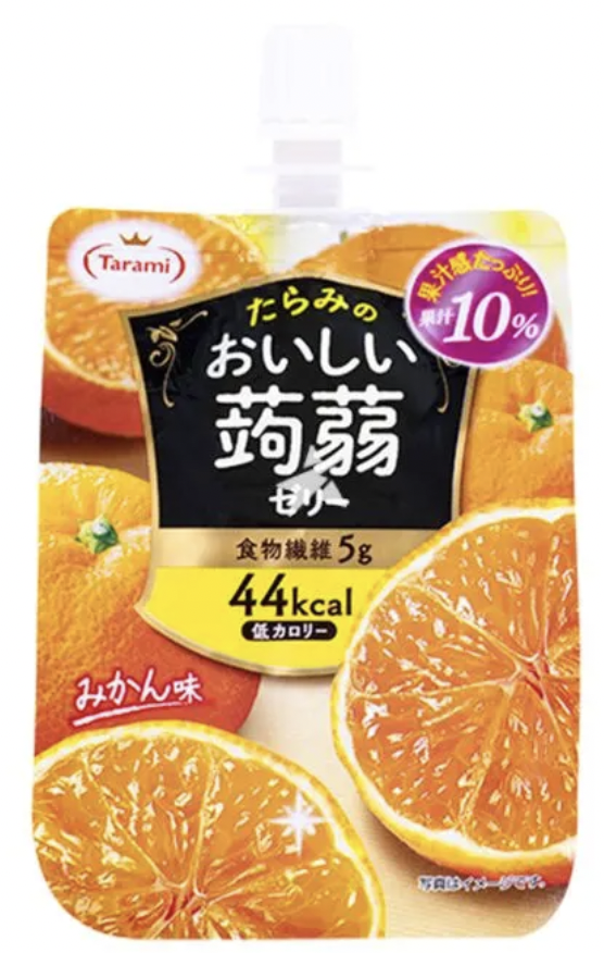 Tarami Oishi Konjac Jelly-Mandarin 150g