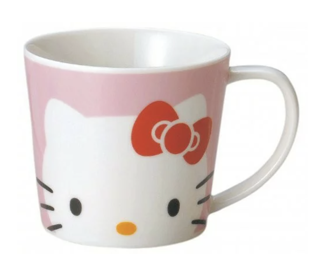 Hello Kitty Face Mug Pink