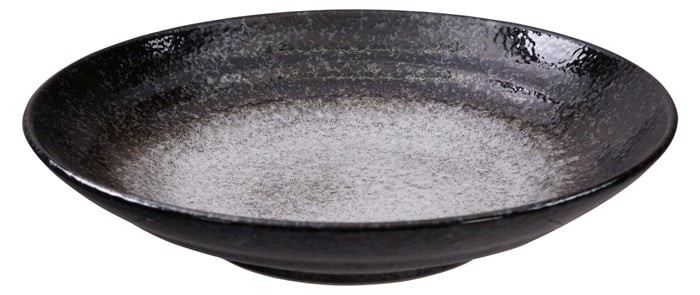 Minoyaki Eclipse White Mori Plate 28.5x6cm