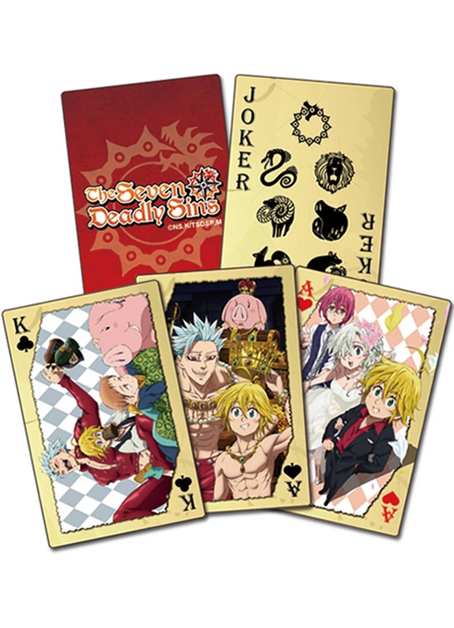 The Seven Deadly Sins - Group - Playing Cards