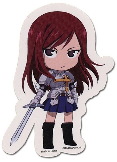 Fairy Tail - Erza Sd - Sticker
