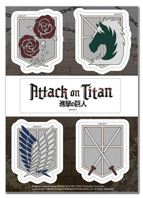 Attack On Titan - Emblems - Sticker Set