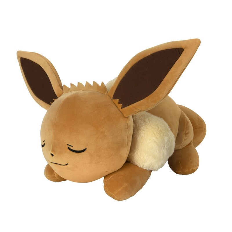 Pokemon Plush Sleeping Eevee 18 Inches