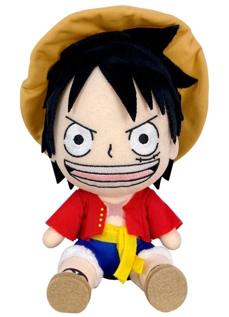 One Piece - Zou Arc Luffy Sitting Plush 7"H