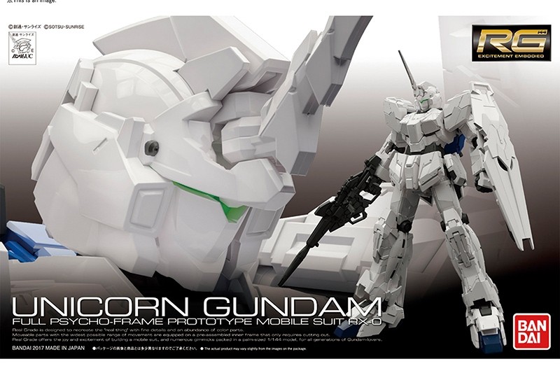 RG GUNDAM UNICORN LTD PACKAGE ED 1/144 - GUNPLA