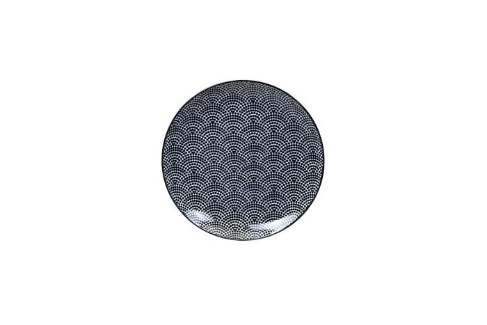 Nippon Black Plate Dots 20.6x2.2cm