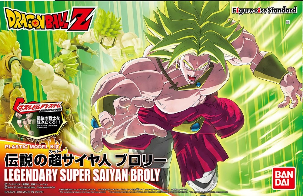 DRAGON BALL Z FIGURE RISE LEGENDARY SUPER SAIYAN BROLY - PLASTIC MODEL KIT