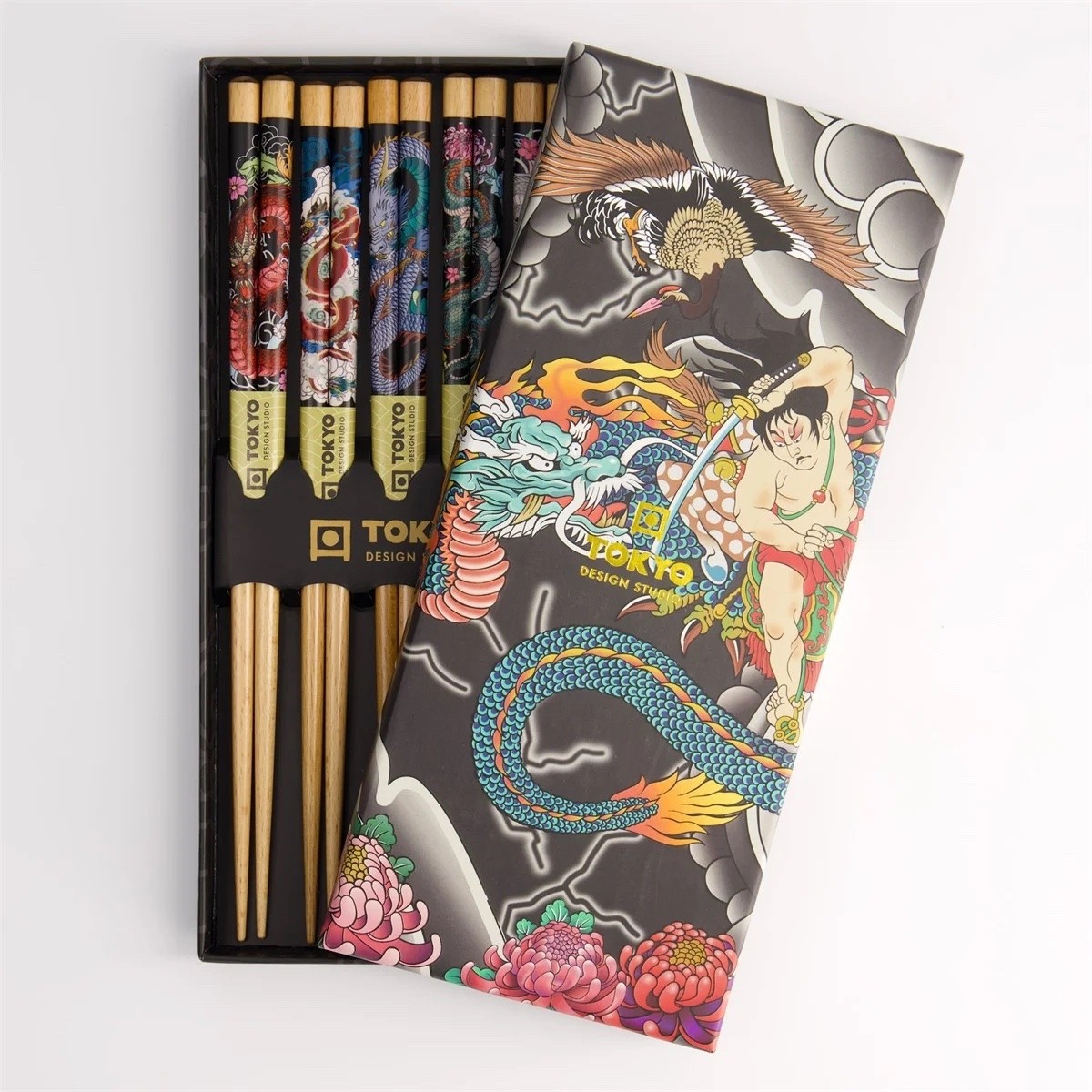 Chopstick Gift Set Yakuza Blue Dragon