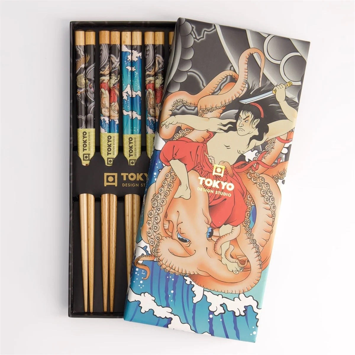 Chopstick Gift Set Yakuza Octopus