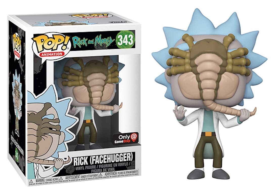 POP! Vinyl: Rick & Morty: Alien Facehugger Rick (Exc)