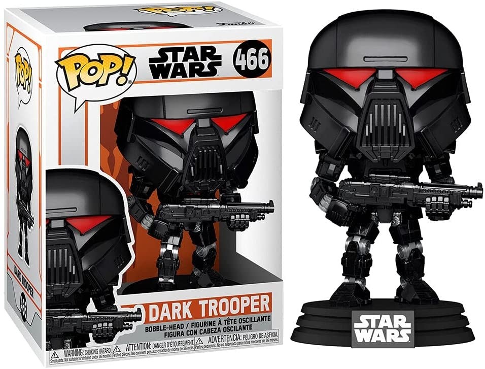 POP! Vinyl: Star Wars Mandalorian - Dark Trooper (Battle)