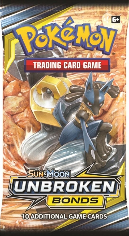 Pokemon TCG Sun & Moon #10 Unbroken Bonds Booster Pack