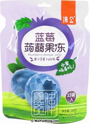 Jigong Blueberry Konjac Jelly 240g