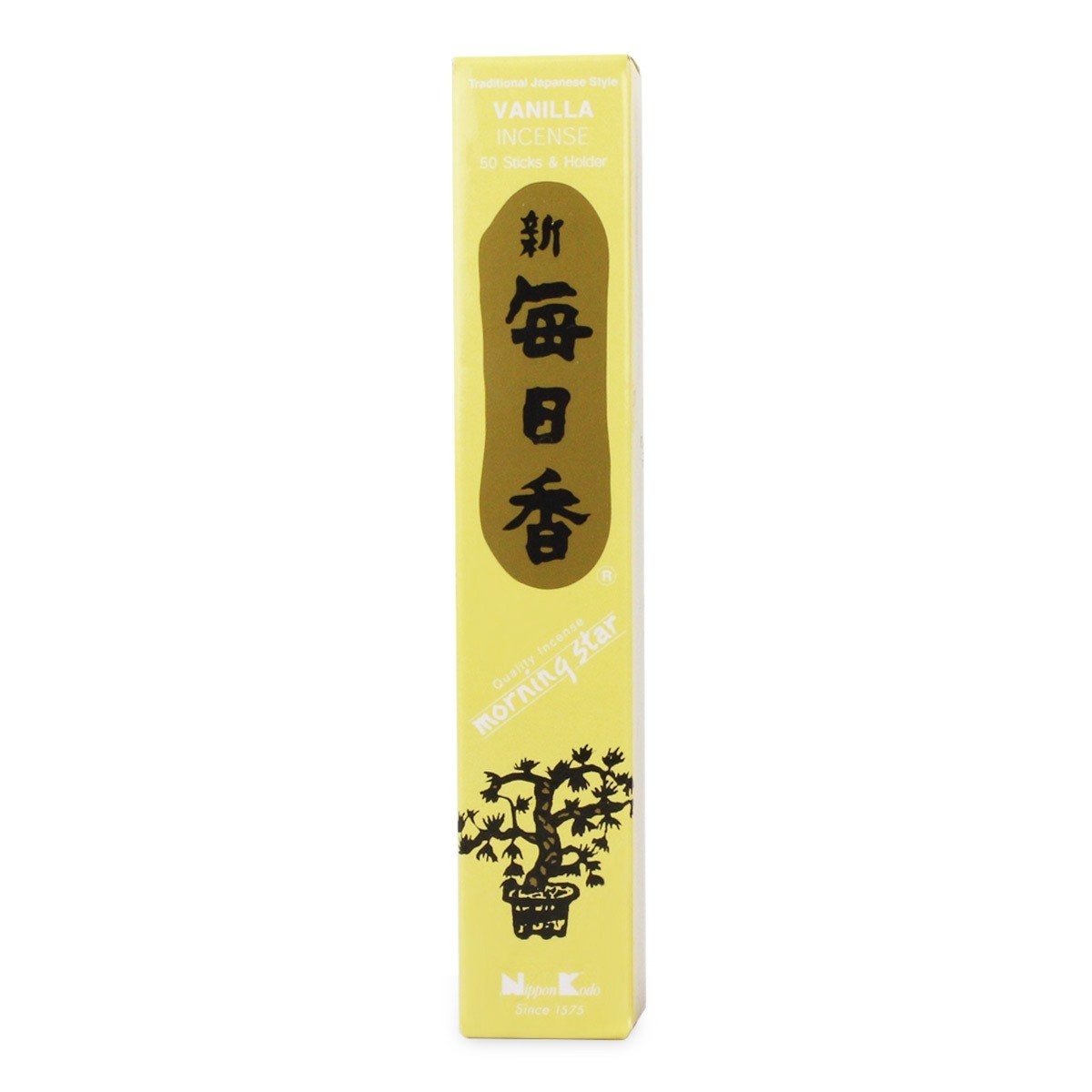 Nippon Kodo - Morning Star - Vanilla - 50 Incense Sticks & Holder