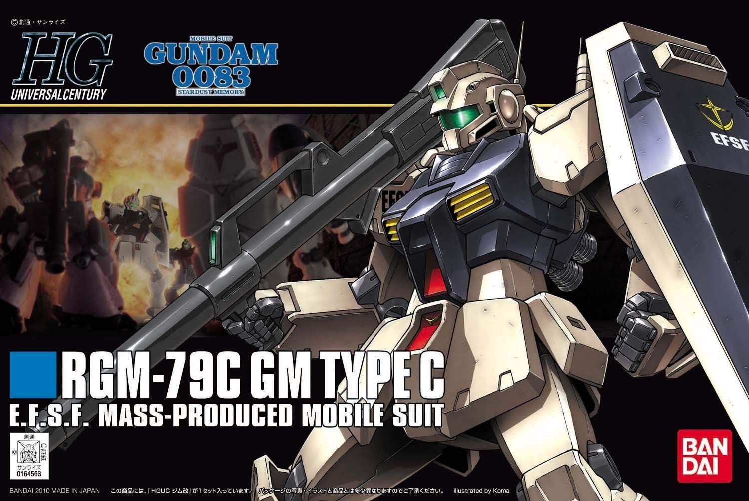 HGUC RGM-79C GM TYPE C 1/144 - GUNPLA